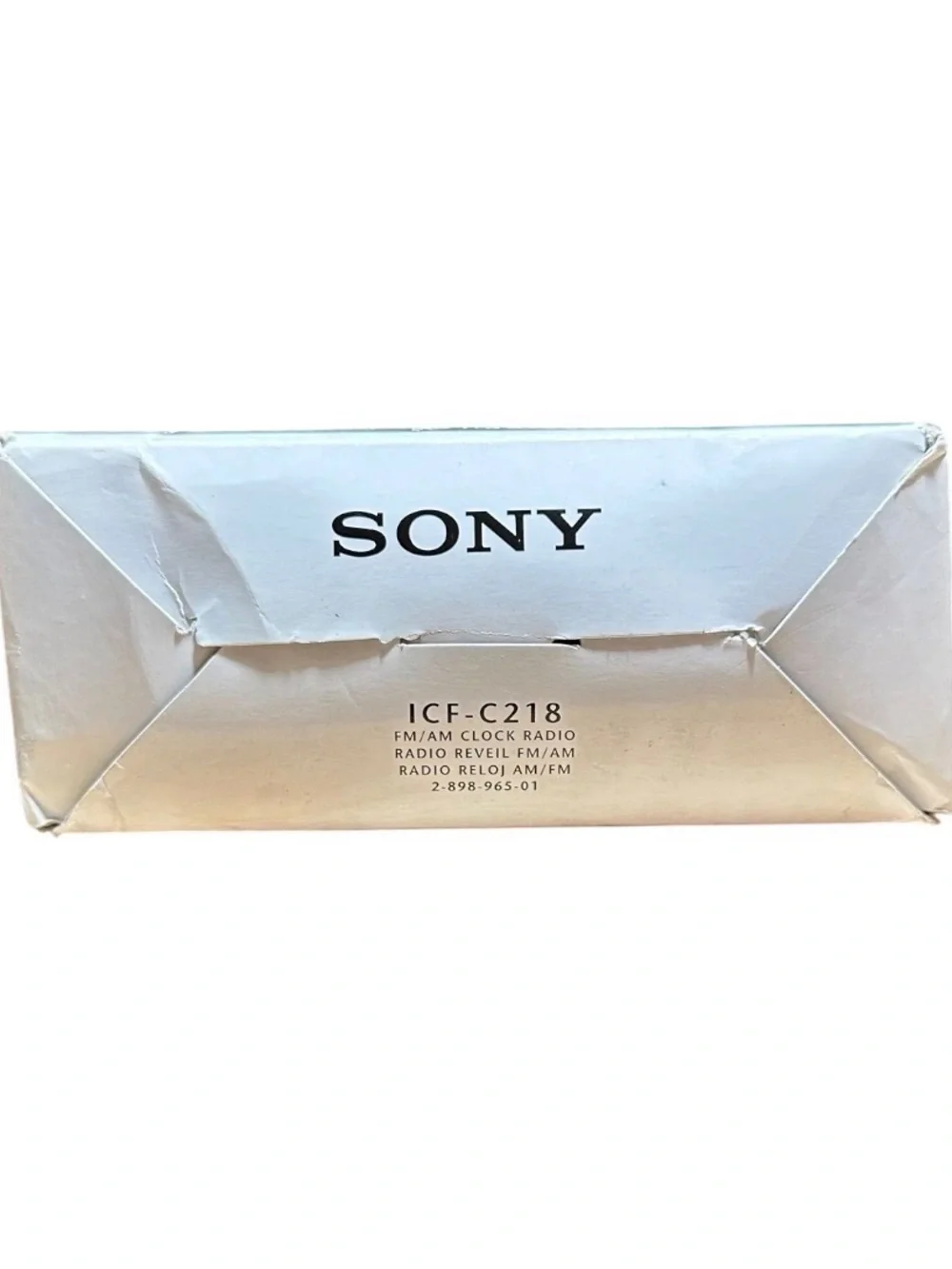 Sony Dream Machine Clock Radio - White with Yellow Label